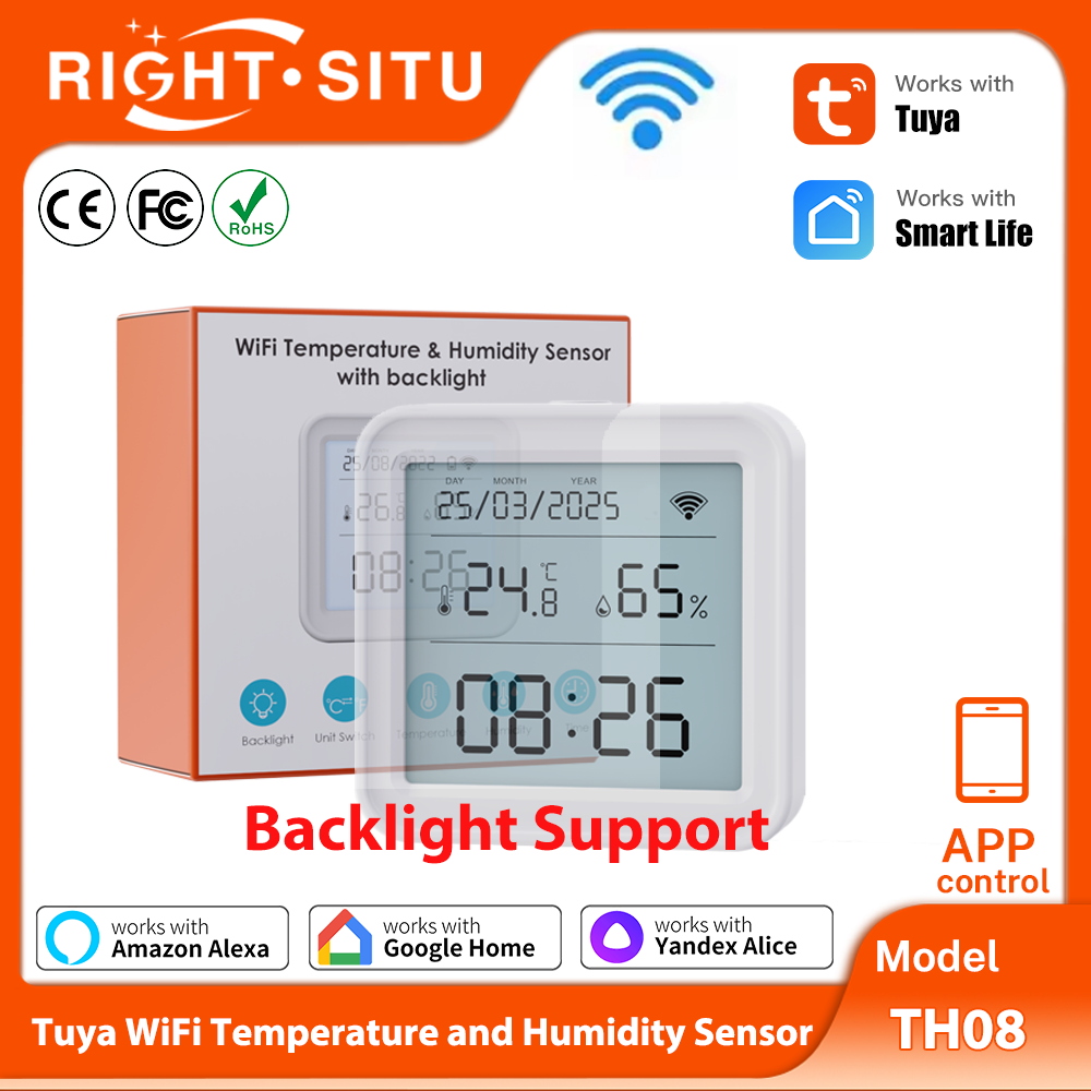 Digital Hygrometer Probe - Датчик температуры и влажности Tuya, Wi-Fi