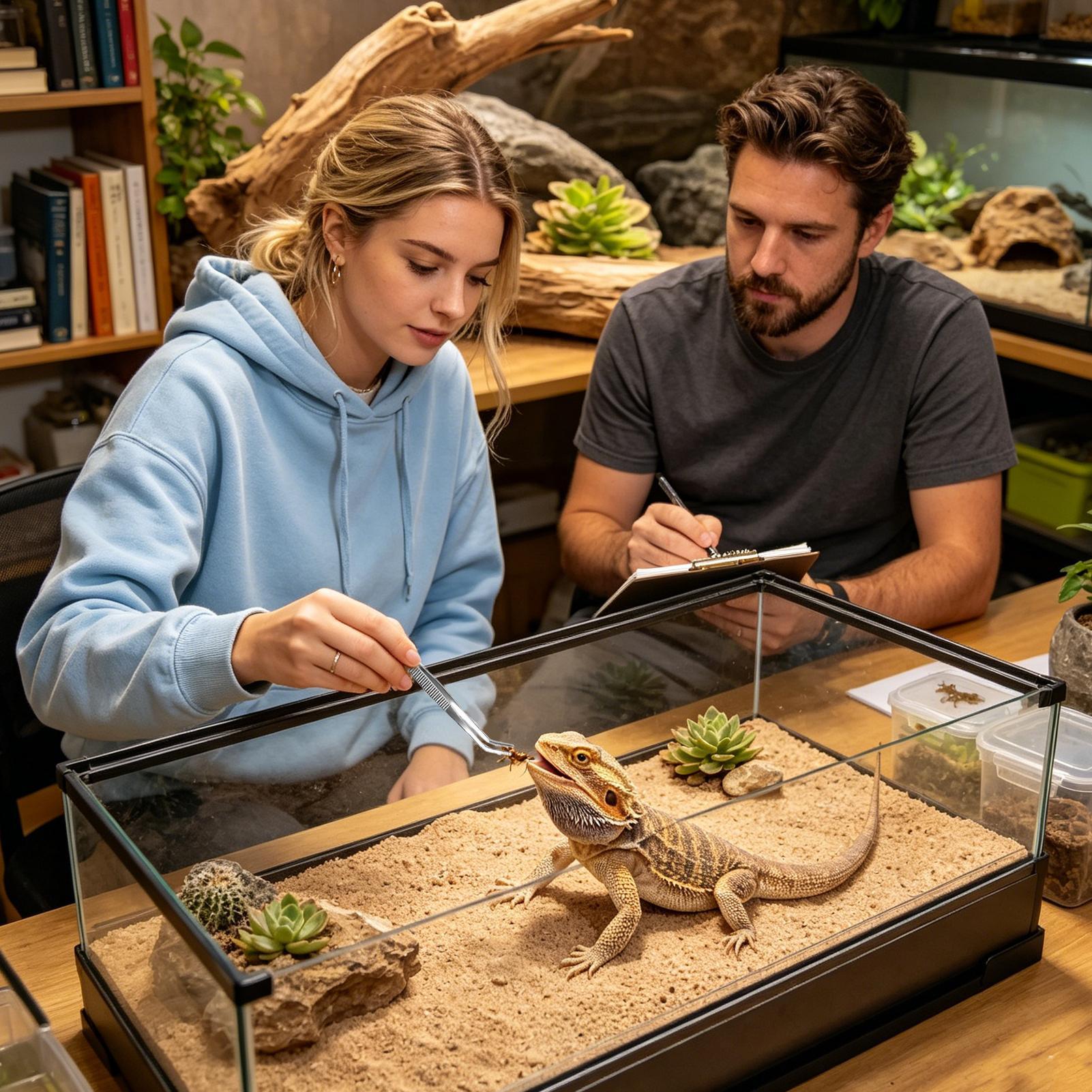 Feeding Tong Stainless - Набор для чистки террариума для бородатых